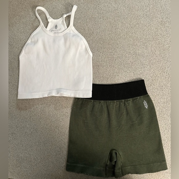 SOLDFree People Happiness Runs Crop & Prajna Shorts SET - Picture 7 of 16